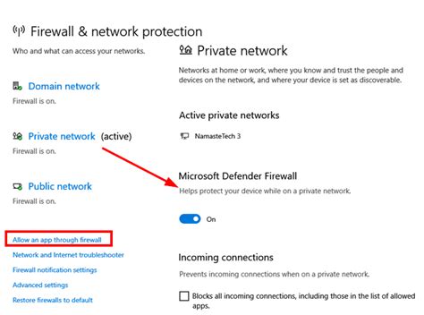 configure windows  firewall