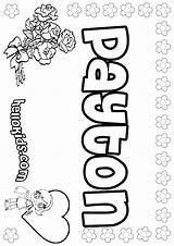 Coloring Payton Pages Color Dmt Print Name Hellokids Online Library Clipart sketch template