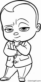 Boss Baby Coloring Pages sketch template