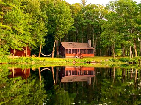 beautiful lakefront log cabin cabins  rent  rindge  hampshire united states airbnb