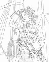 Steampunk Coloring Pages Gears Colouring sketch template