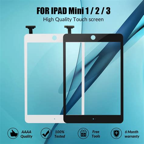 touch screen  ipad mini  mini  touch screen digitizer front glass  home button