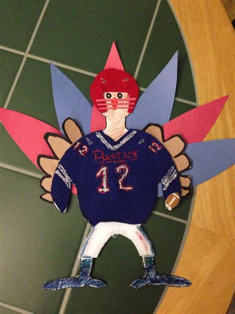 class project to disguise the turkey cutout my son s turkey is