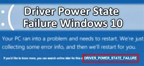 driver power state failure  windows  fixed itechgyan