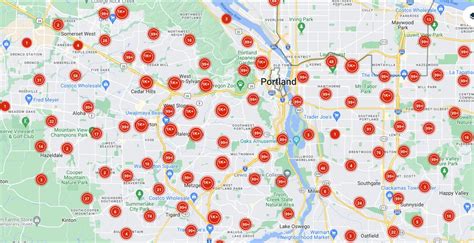 current pge power outage map  portland metro area  sunday oregonlivecom