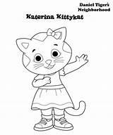 Daniel Coloring Tiger Pages Printable Kitty Katerina Neighborhood Boone Print Sheets Getcolorings Lions Den Color Getdrawings Choose Board Books sketch template