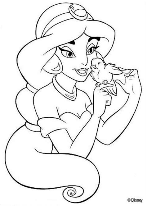 jasmine coloring pages coloring pages  print
