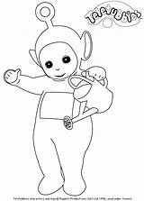 Teletubbies Lala Coloring Pages Coloring2print Episodes Coloriage Po sketch template