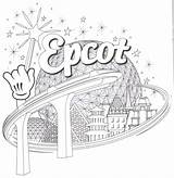 Epcot Colorir Imagens Spaceship Rides Printable Fantasmic Library Clipground sketch template