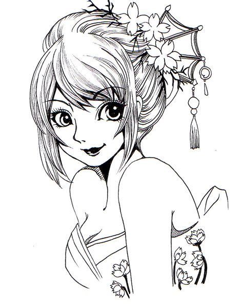 japan anime coloring pages coloring pages