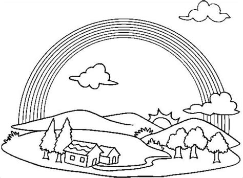 rainbow coloring pages jpg ai illustrator