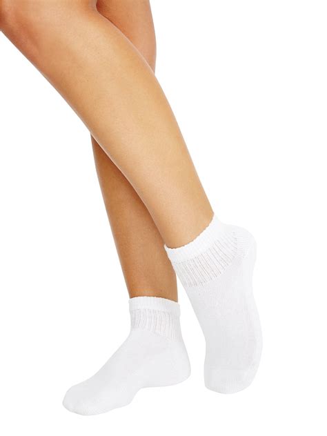 Hanes Hanes Cushioned Ankle Athletic Socks Womens 10 2 Bonus