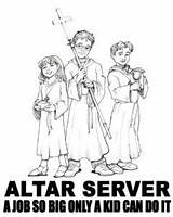 Altar Server Kids Ministry Catholic Deviantart Church Calendar sketch template