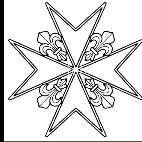 maltese cross drawing  paintingvalleycom explore collection