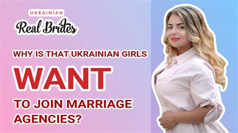 why ukrainian girls want to join marriage agency youtube
