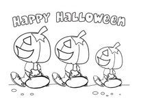 halloween coloring pages april