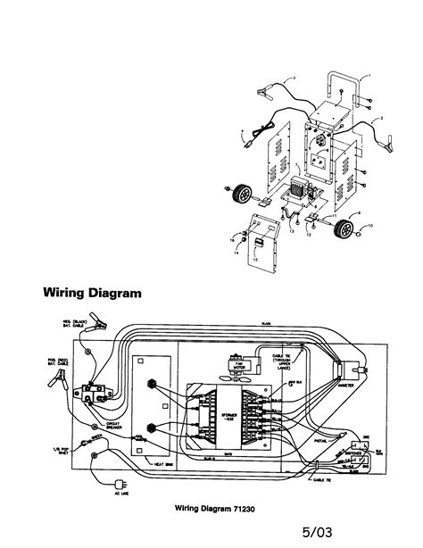 sears battery charger wiring diagram