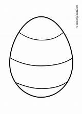 Egg Easter Coloring Pages Blank Printable Eggs Stencil Kids Color Dinosaur Simple Sheet Colouring Clipart Template Dot Clip Easy Stencils sketch template