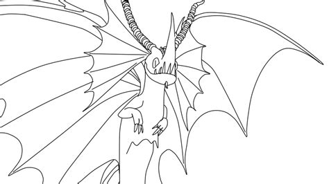 screaming death dragon coloring pages