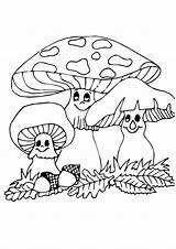 Mushroom Coloring Pages Baby Face Printable Worksheets Books Categories Similar Parentune sketch template