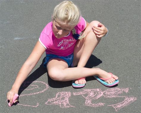 Sara Drawing Her Name