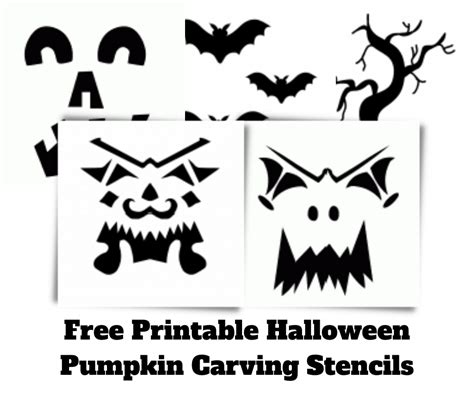 printable halloween pumpkin stencils
