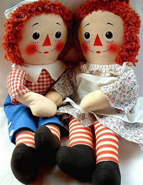 Vintage Raggedy Ann And Andy I Made A Set Just Like These For My