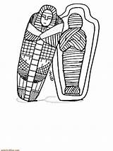 Egito Antigo Múmia Mumias sketch template