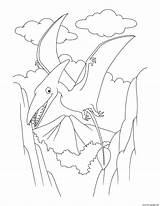 Pterosaur sketch template