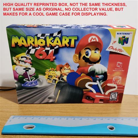 Empty Box Mario Kart 64 For Nintendo 64 N64 [read Photos]