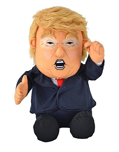 pull  finger farting donald trump plush figure doll  animated hair  inches tall
