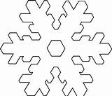 Snowflakes Template Christmas Snowflake Coloring Visit Printable Tactile Pages Templates sketch template