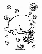 Pops Pikmi Niji Whale Fun Kalender Xcolorings Stemmen Stimmen Erstellen sketch template