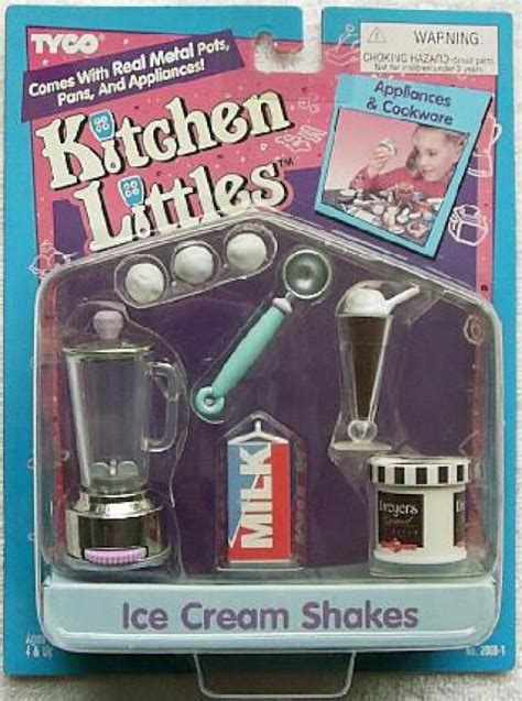kitchen littles   ice cream shake barbie food miniture