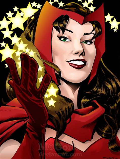 scarlet witch commission by ~mcgone on deviantart with