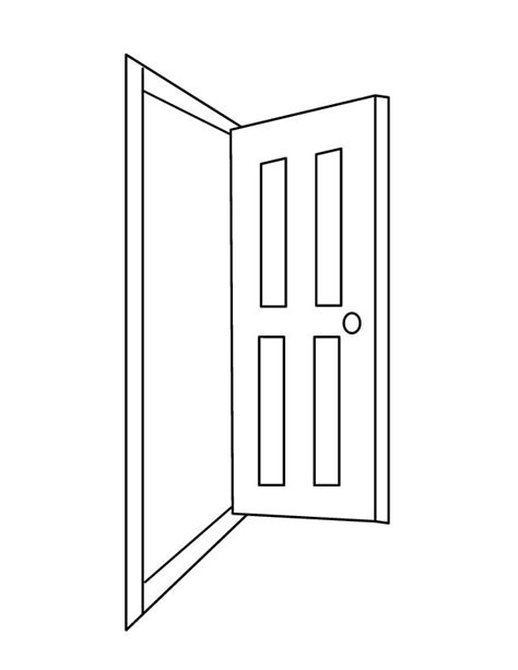 door coloring page coloring pages house colouring pages coloring