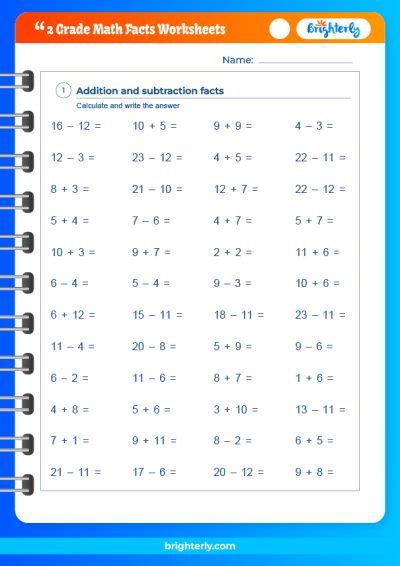 thoughts    grade math facts worksheets pdfs