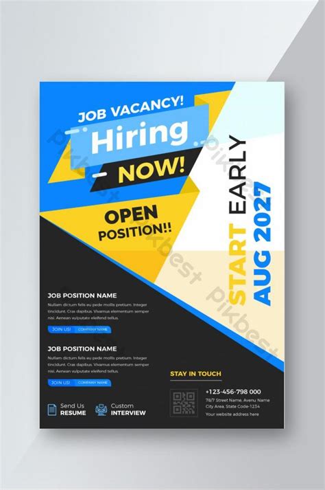 recruitment  job vacancy flyer ai   pikbest