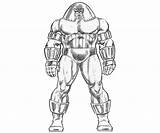 Juggernaut Marvel Armor Alliance Ultimate Coloring Pages sketch template