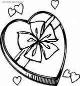 Coloring Pages Kids Colouring Valentine Color Heart Holiday Drawing Printable Sheets Season Valentines Cartoon Candy Box Disney Print Clipart Getdrawings sketch template