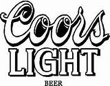 Coors Light Decal Sticker Decals Drug Alcohol Width sketch template