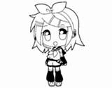 Coloring Rin Pages Kagamine Coloringcrew Users User Lorna Registered sketch template