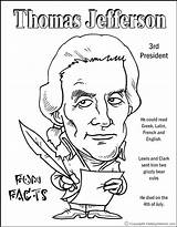 Coloring Thomas Jefferson Pages Sacagawea Presidents President Facts Printable Edison George Kids Clipart Bush Color Activities Studies Social History Lewis sketch template