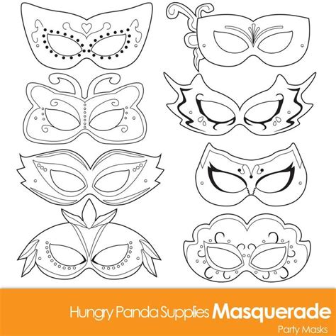 masquerade masks masquerade mask printable masquerade mask etsy