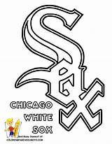 Coloring Pages Sox Chicago Logo Mlb Baseball Bears Blackhawks Red Kids Dodgers Boston Printable Book League Boys Teams Angeles Los sketch template