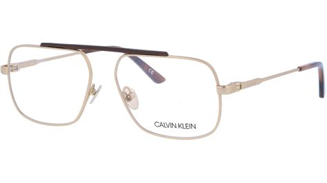 calvin klein ck18106 717 55 golden glasses uniglasses