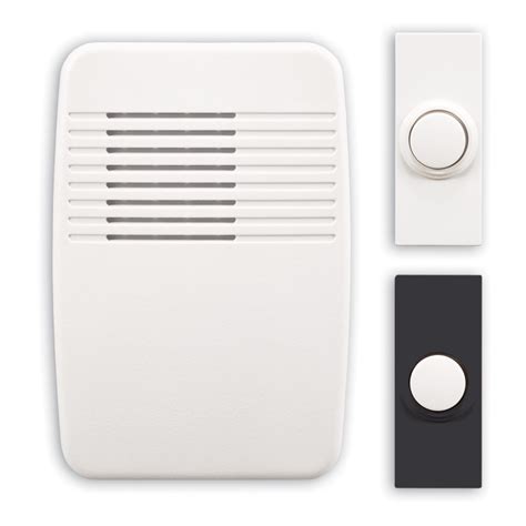 shop utilitech white wireless doorbell kit  lowescom