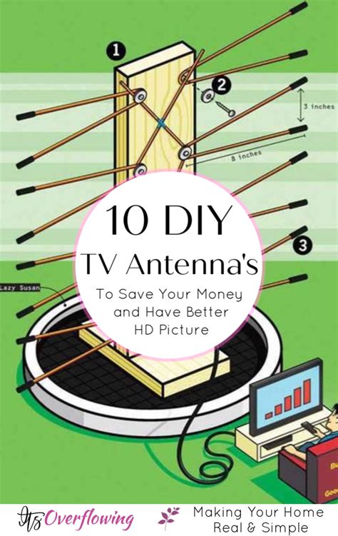 easy homemade tv antenna plans  save  money