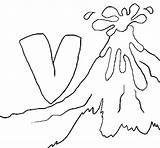 Volcano Coloring Pages Nature Printable Color Coloringcrew Mia Colored Print Kb Gif Drawing Drawings sketch template
