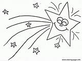 Coloring Star Pages Shooting Stars Printable Popular Info sketch template